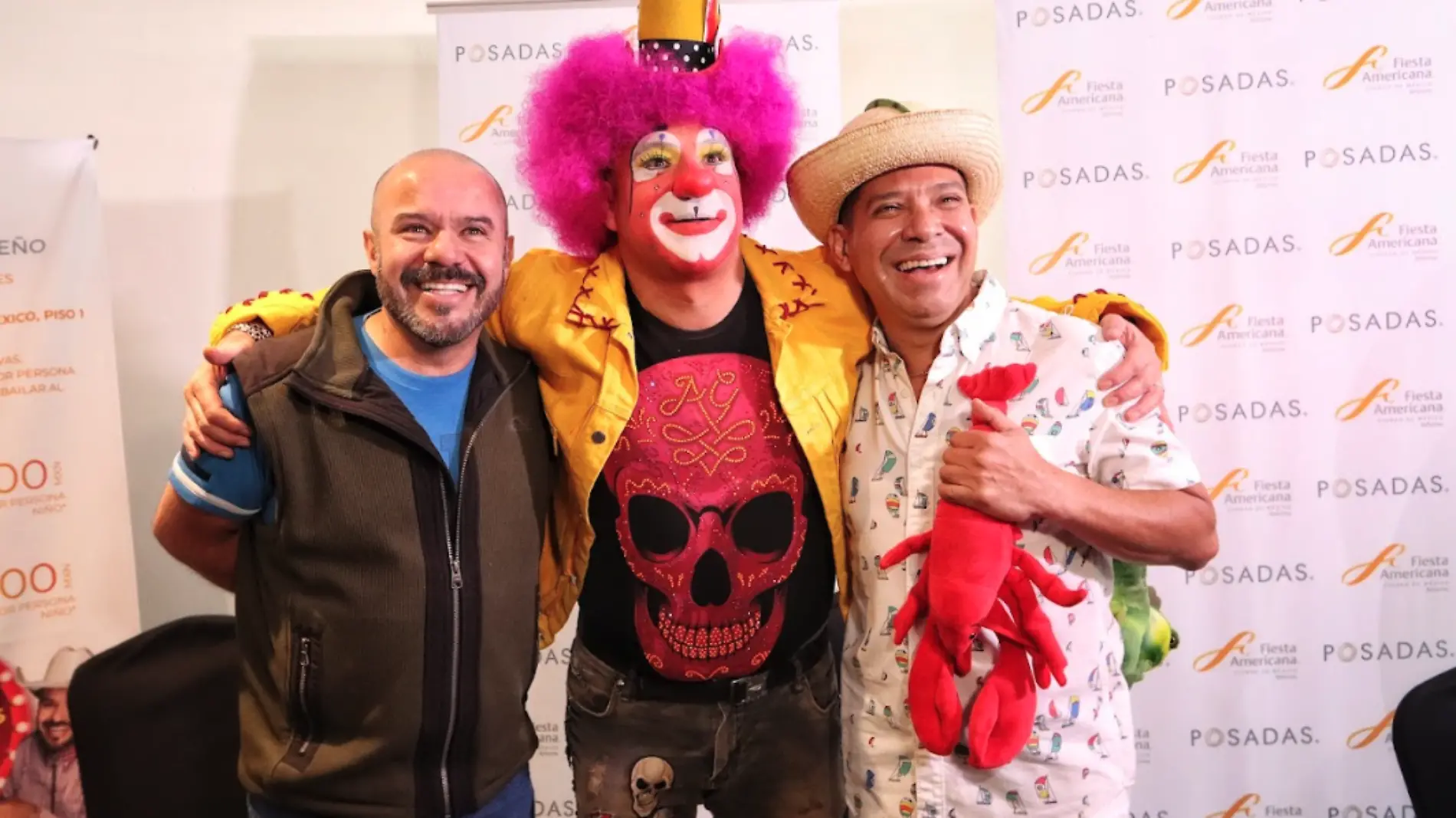 Cómicos Payaso Platanito, El Costeño, el Norteño 